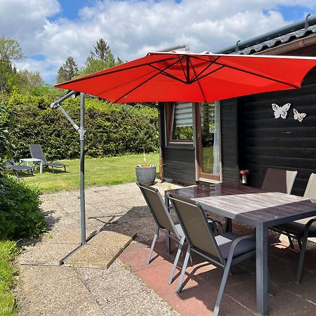 Blockhaus Ferienzauber Villa Bromskirchen Bagian luar foto