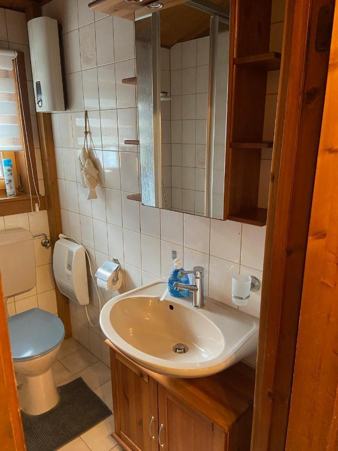Blockhaus Ferienzauber Villa Bromskirchen Bagian luar foto