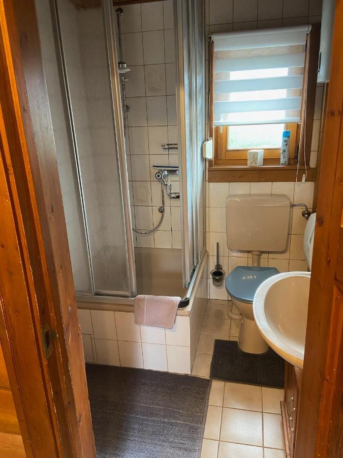 Blockhaus Ferienzauber Villa Bromskirchen Bagian luar foto